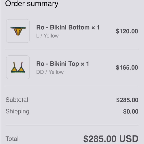 Designer Kiini “Ro” Bikini - Picture 7 of 7